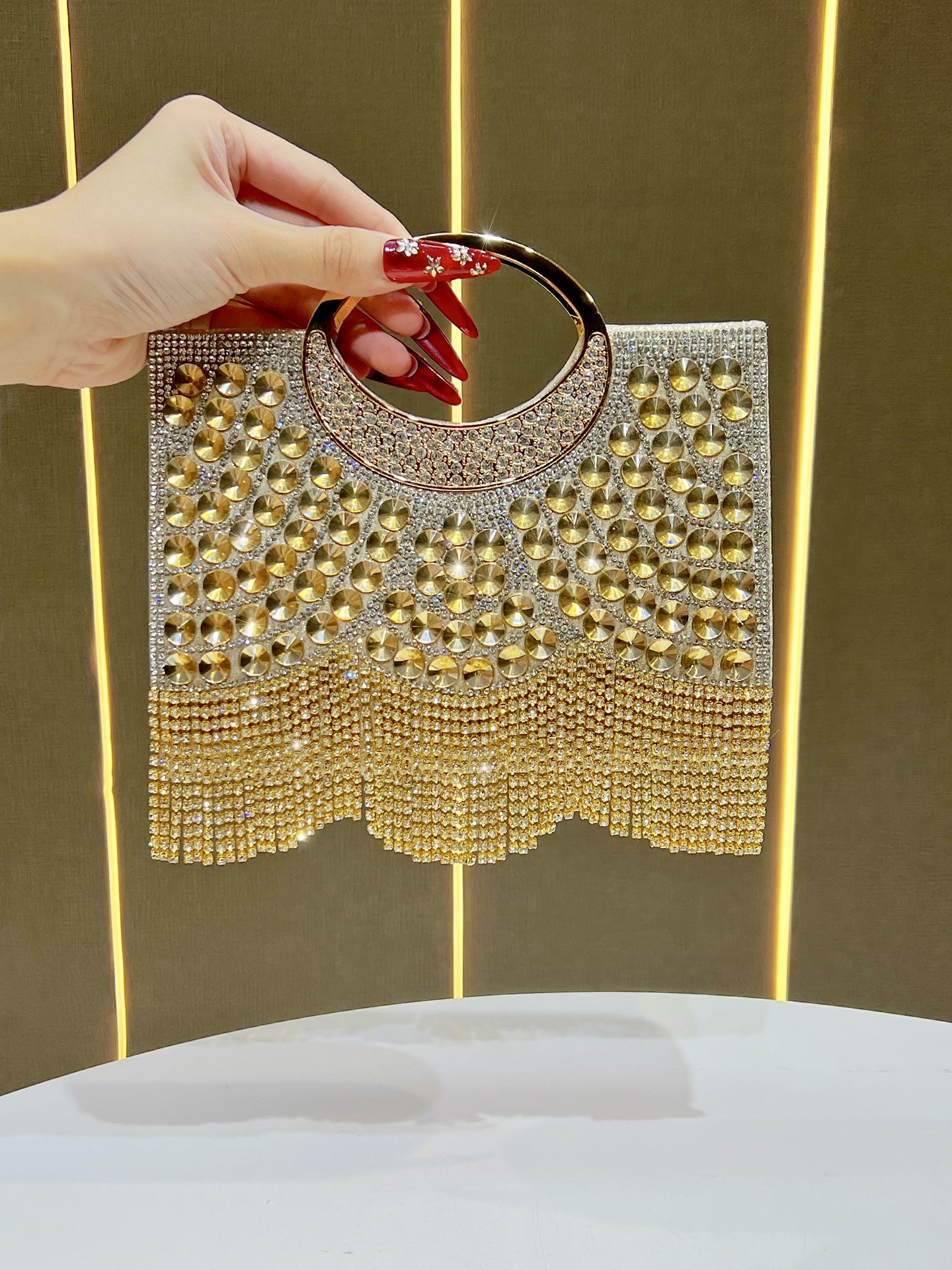 Square Polyester Ball Bag