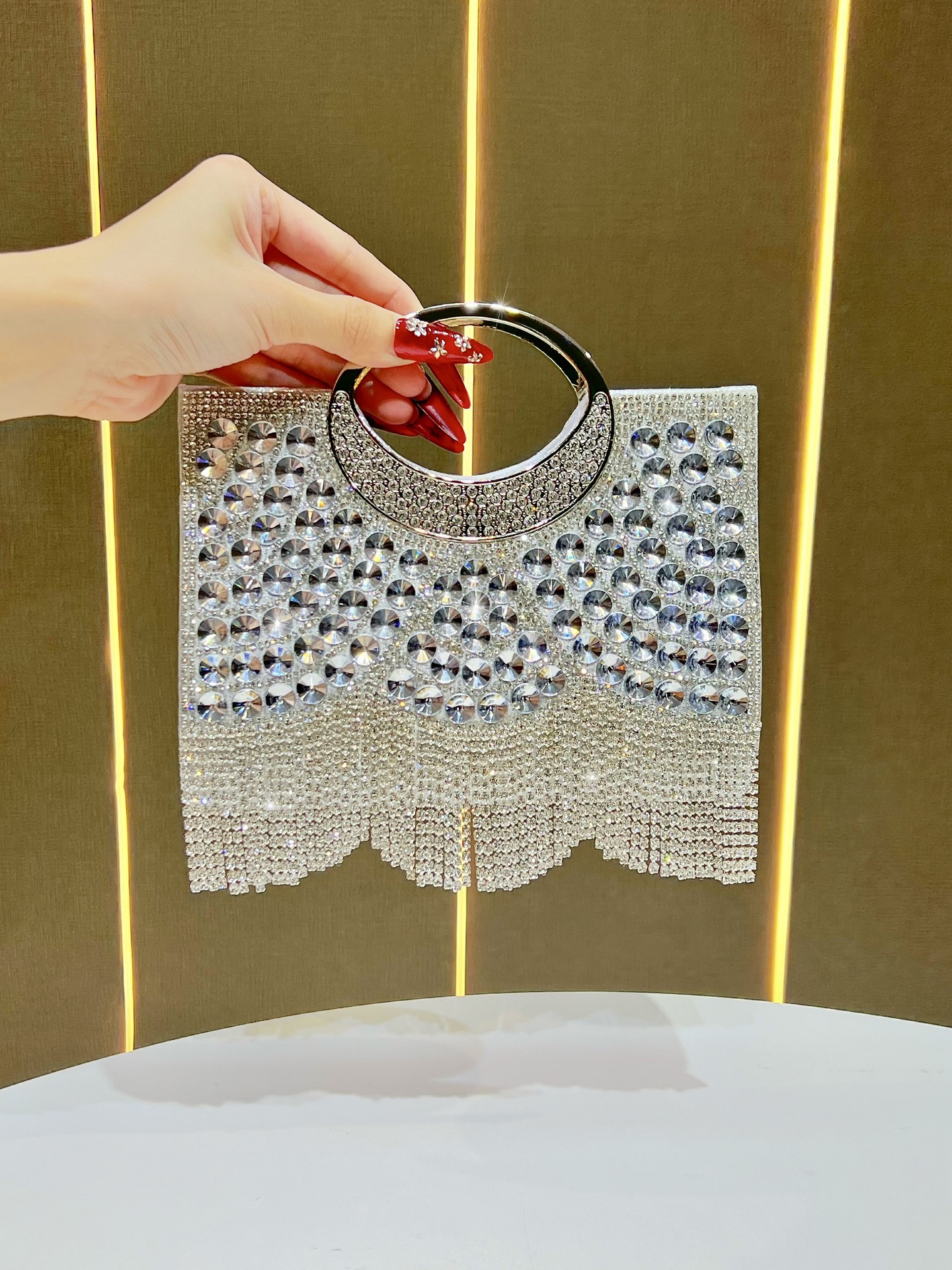 Square Polyester Ball Bag