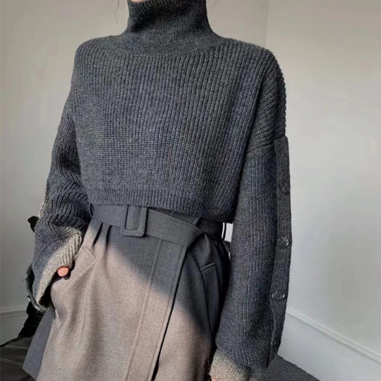 Women's Autumn Winter Short High Collar