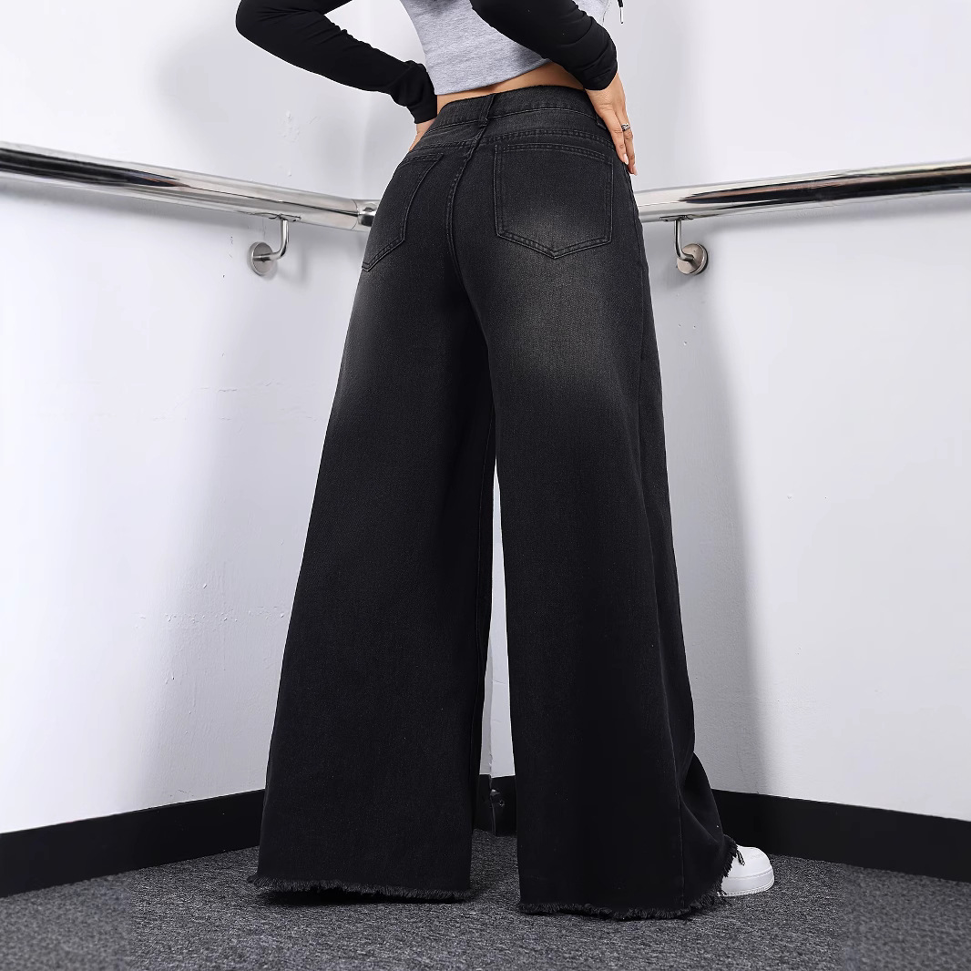 Casava Loose Wide Leg Denim Jeans