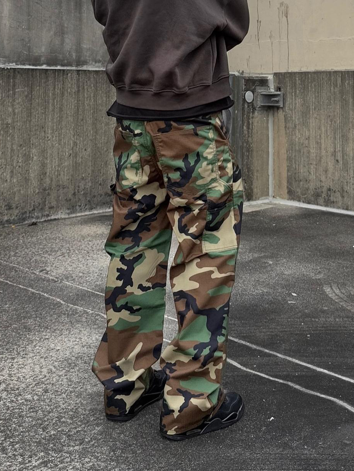 Loose Fit Denim Trousers