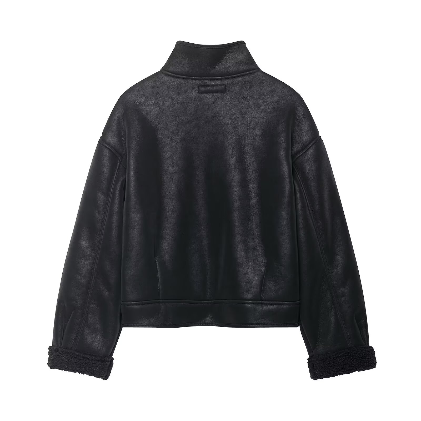 Double-Sided Faux Suede Jacket