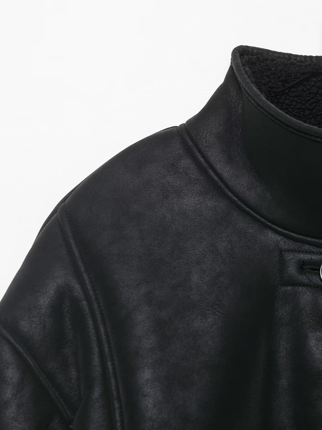 Double-Sided Faux Suede Jacket
