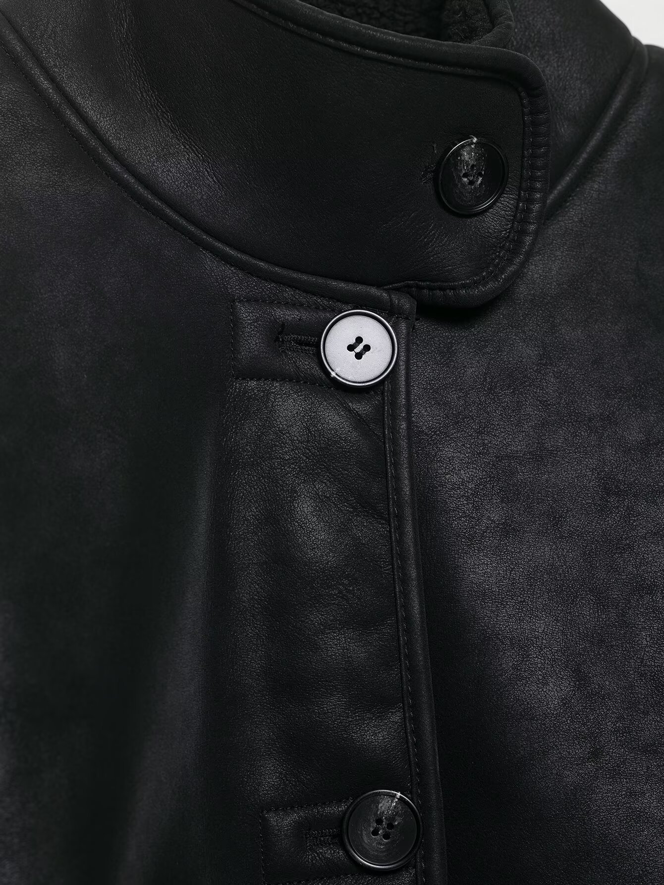 Double-Sided Faux Suede Jacket