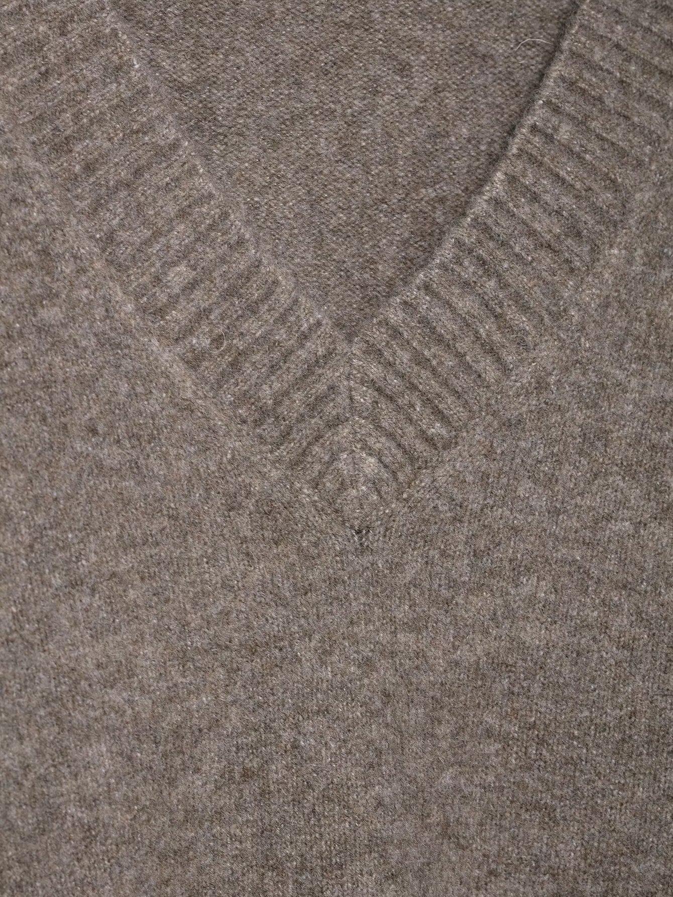 Long Sleeve Polyester And Acrylic Pure Color Sweater