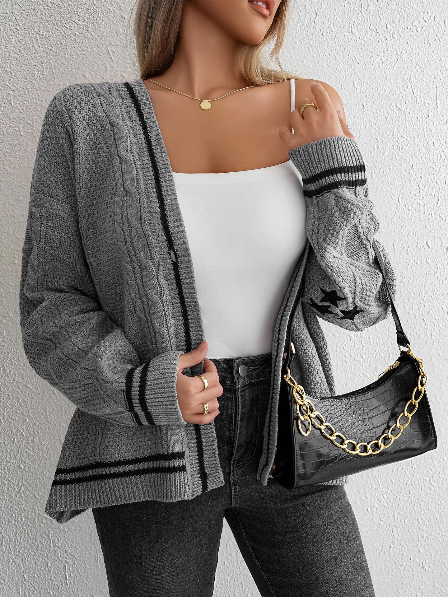 Knitted Sweater Cardigan