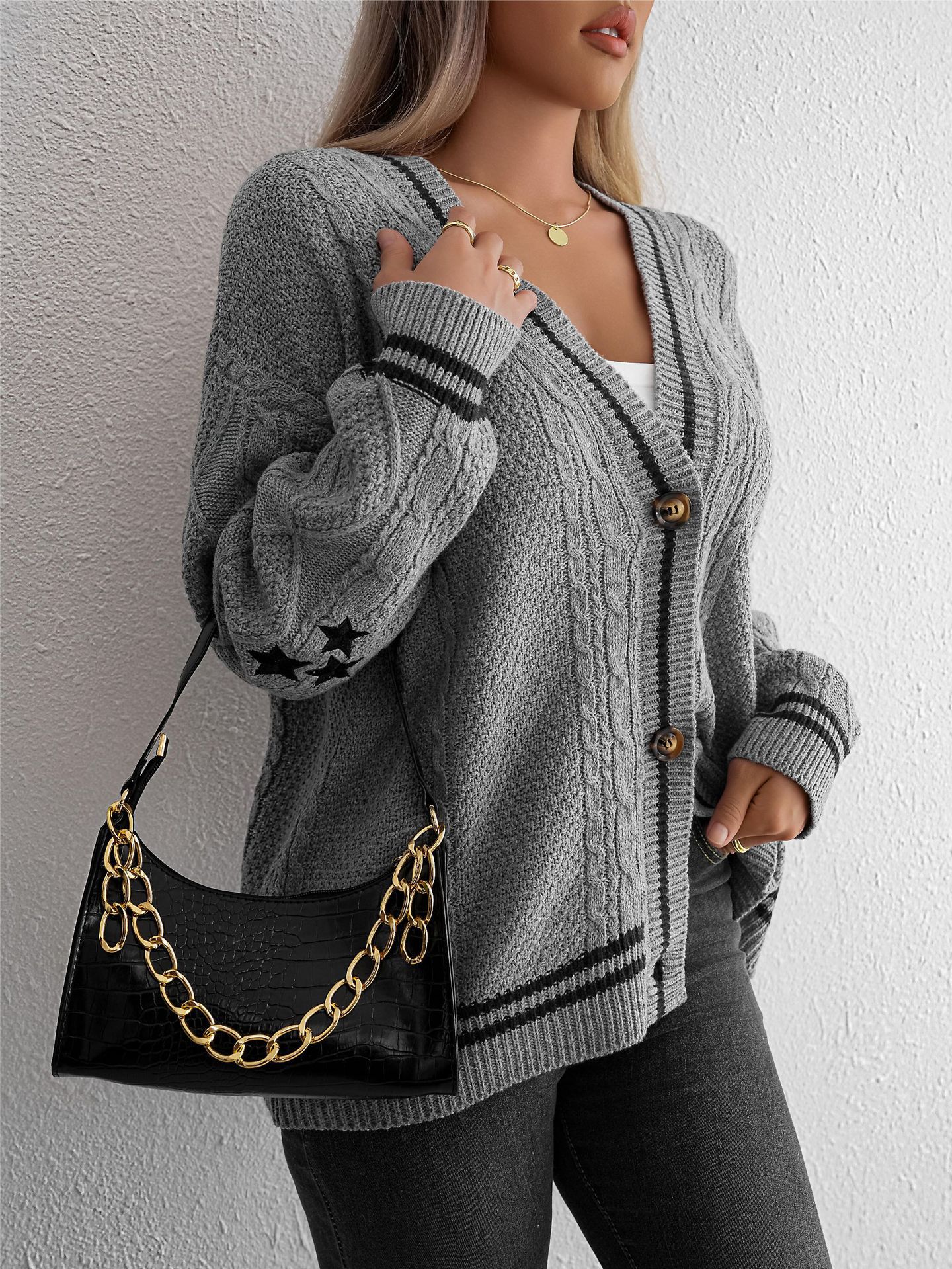 Knitted Sweater Cardigan