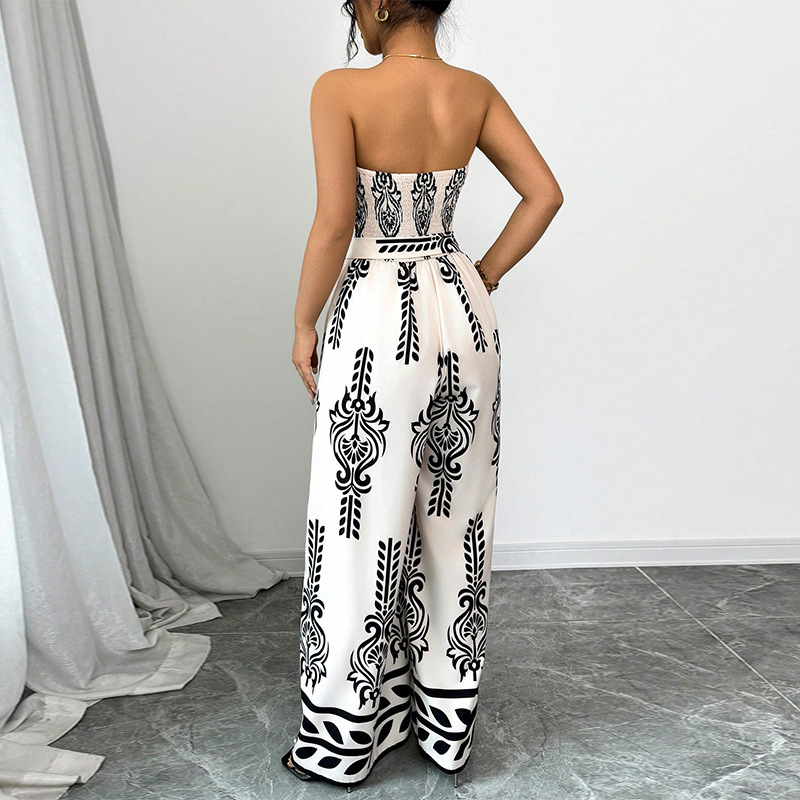 Casava Wide-Leg Tie Jumpsuit