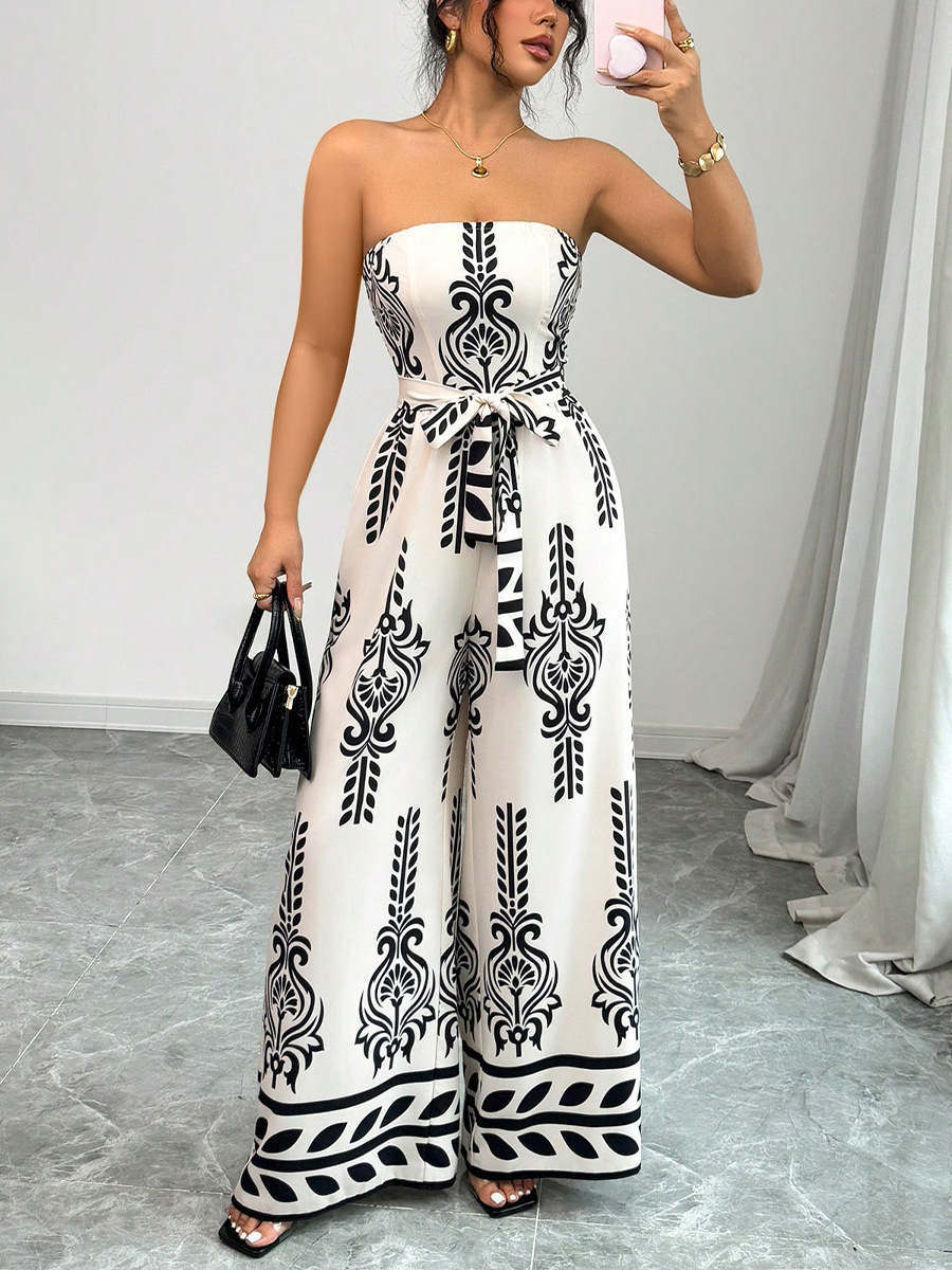 Casava Wide-Leg Tie Jumpsuit
