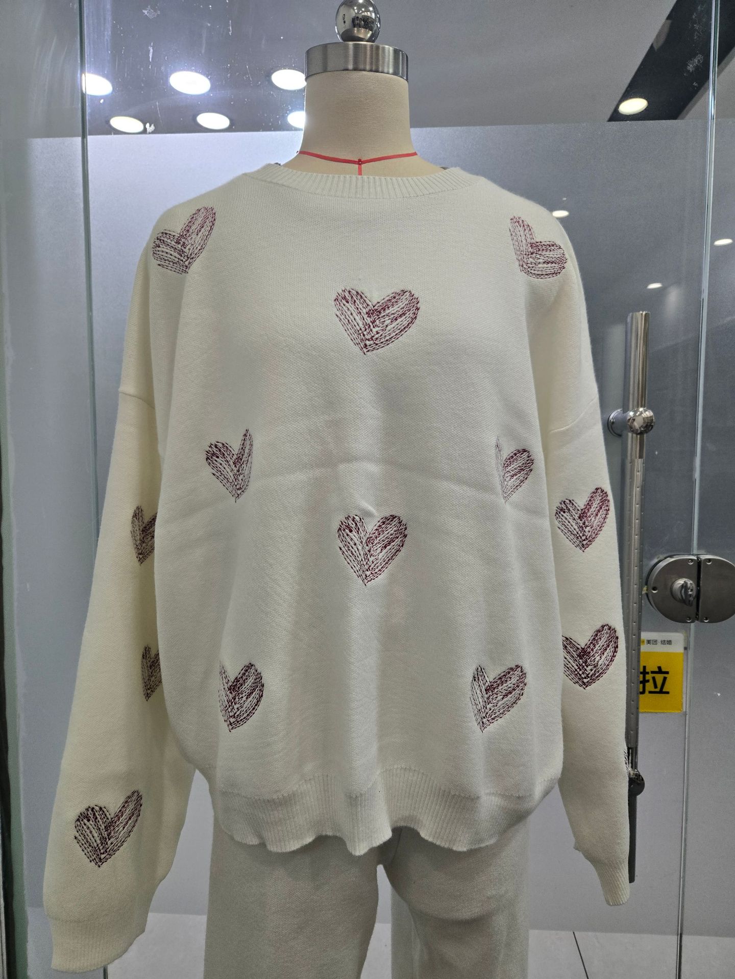 Casava Heart Knit Sweater