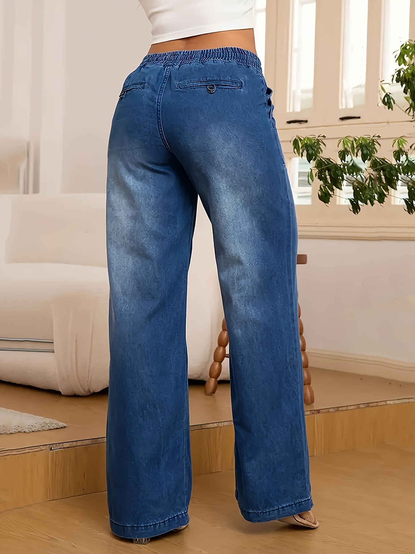 Casava Drawstring Denim Pants