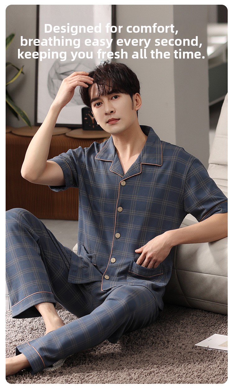 Simple Style Men's Pant Co-ord Set