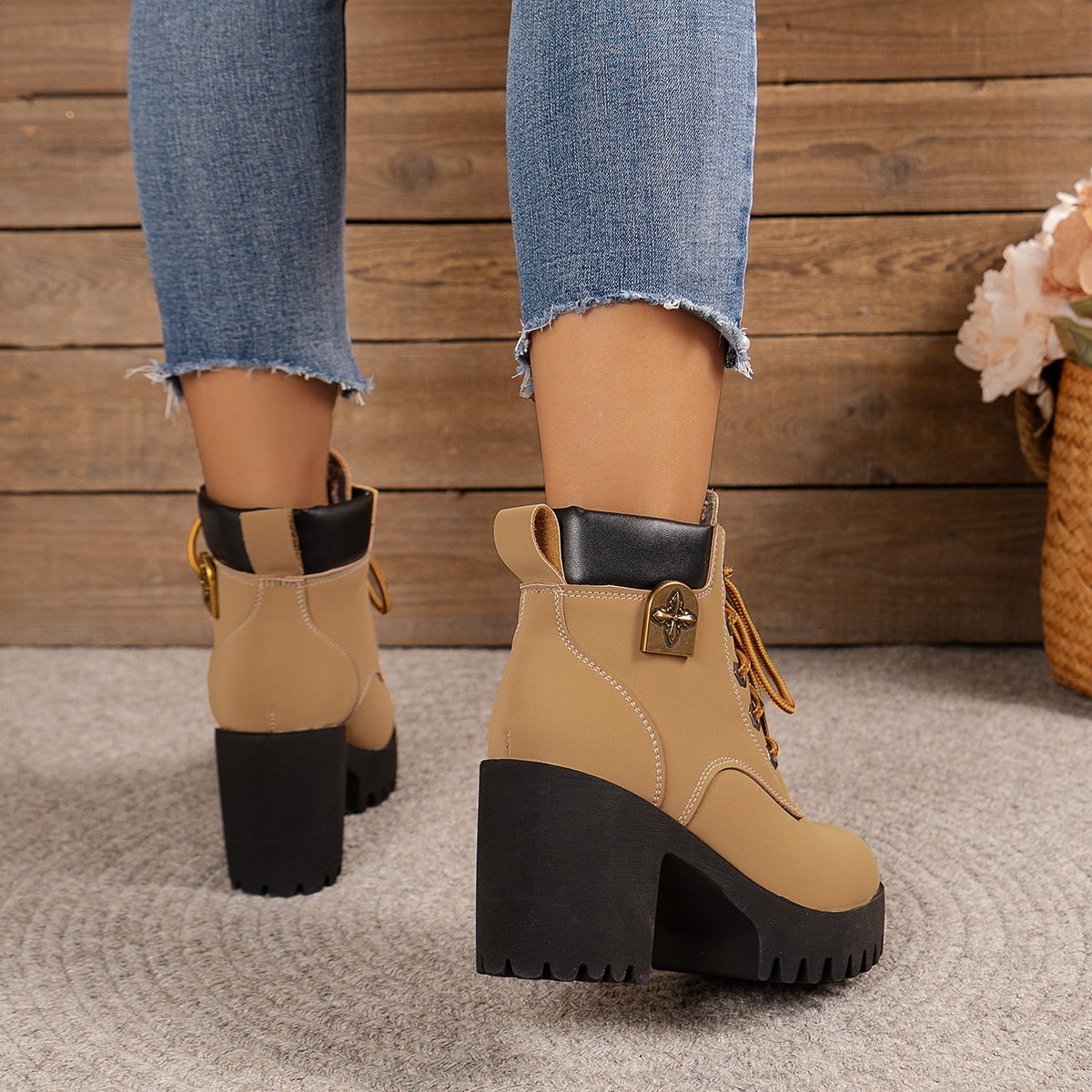 Casava BritWarm Fleece-Lined Martin Boots
