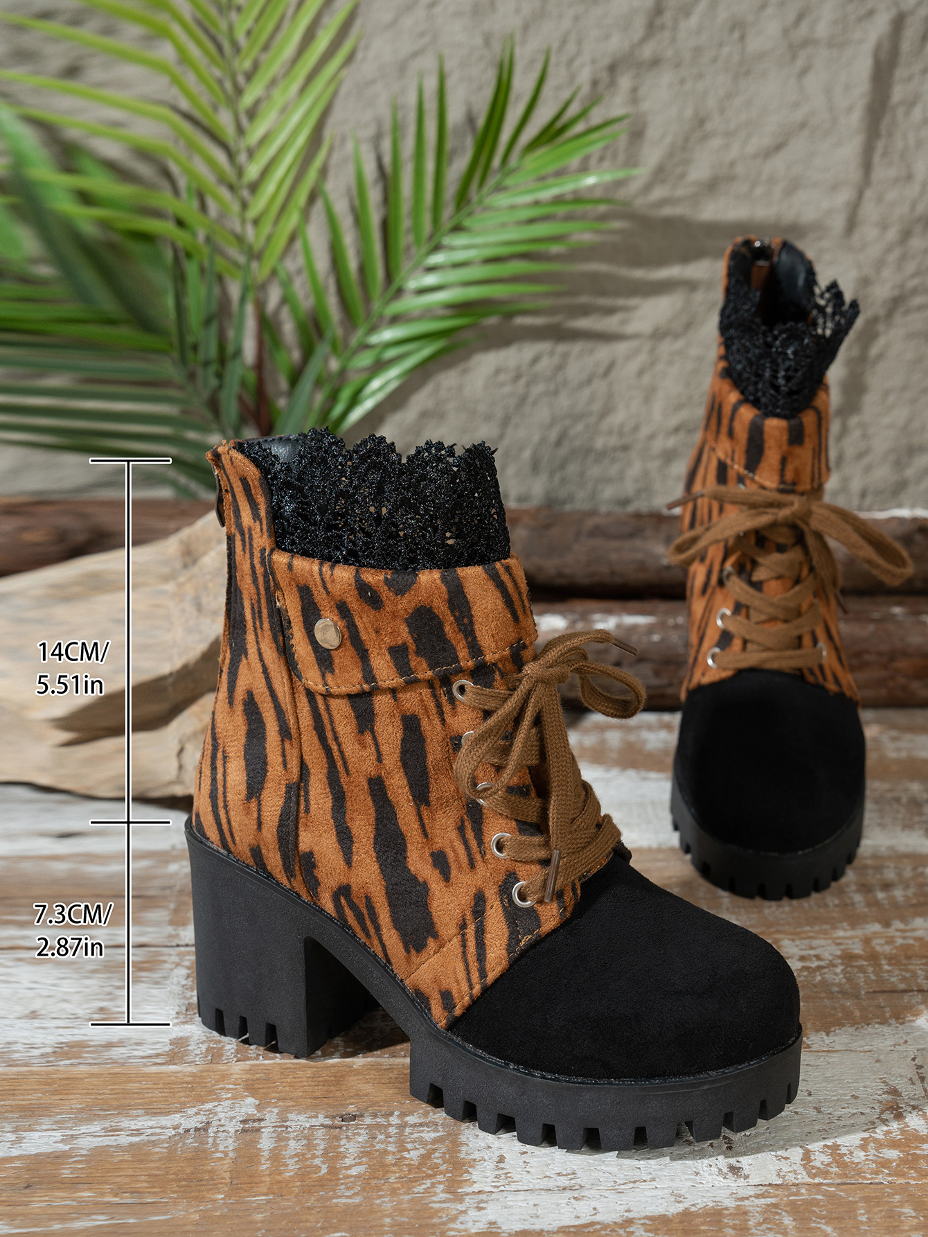 Casava FierceProwl Leopard Ankle Boots