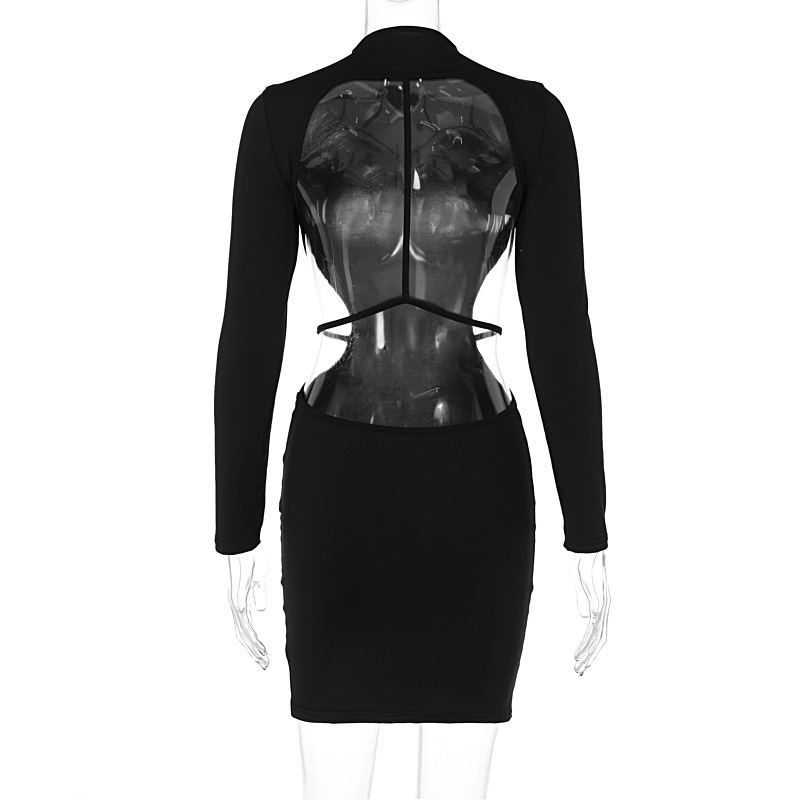 Street Snap High Waist Skirt Dress