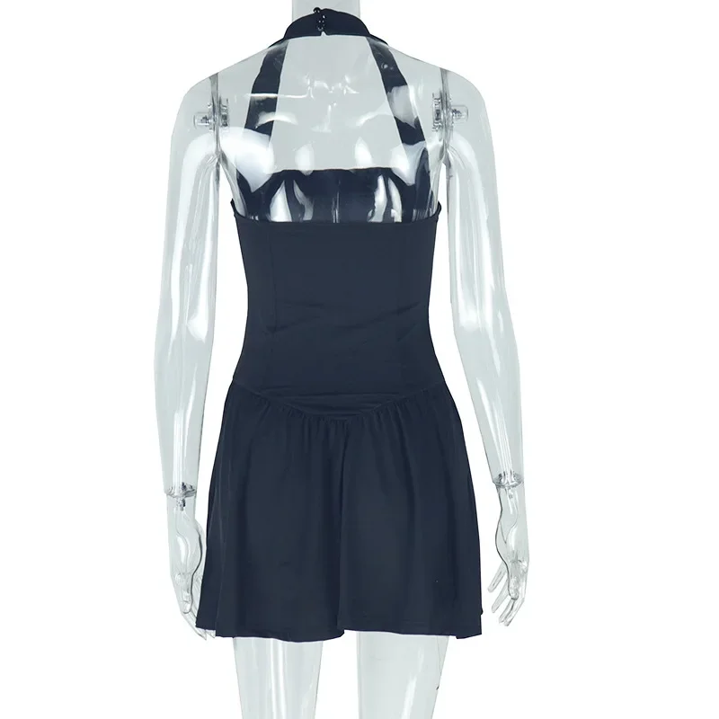 Casava strapless backless A-line dress