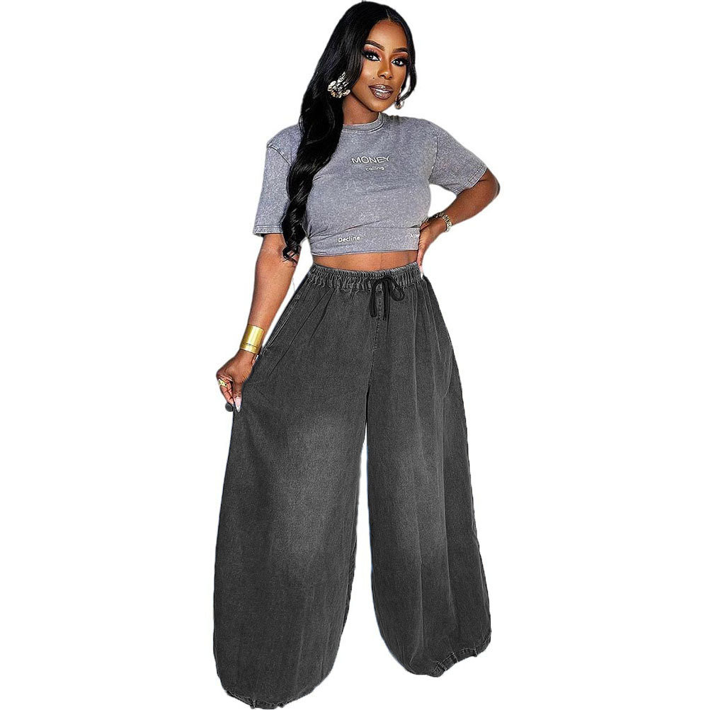 Casava Loose Wide Leg Denim Jean