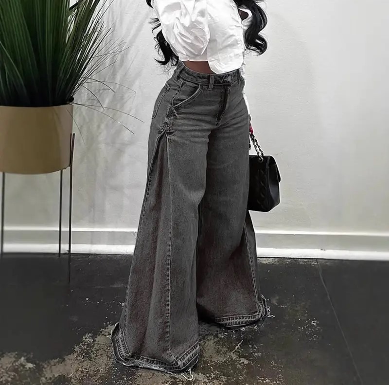 Casava Fringed Long Trousers