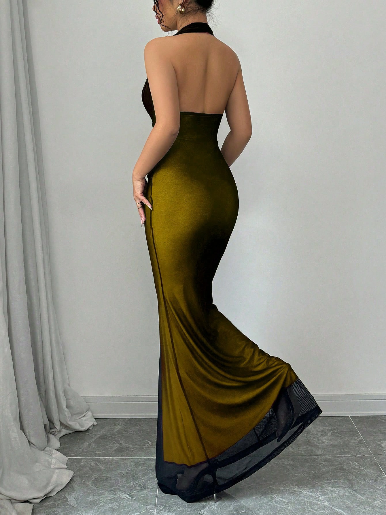 Casava V-neck midi dress