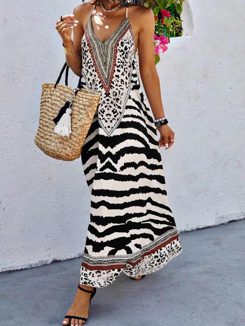 Casava Animal Print Dress