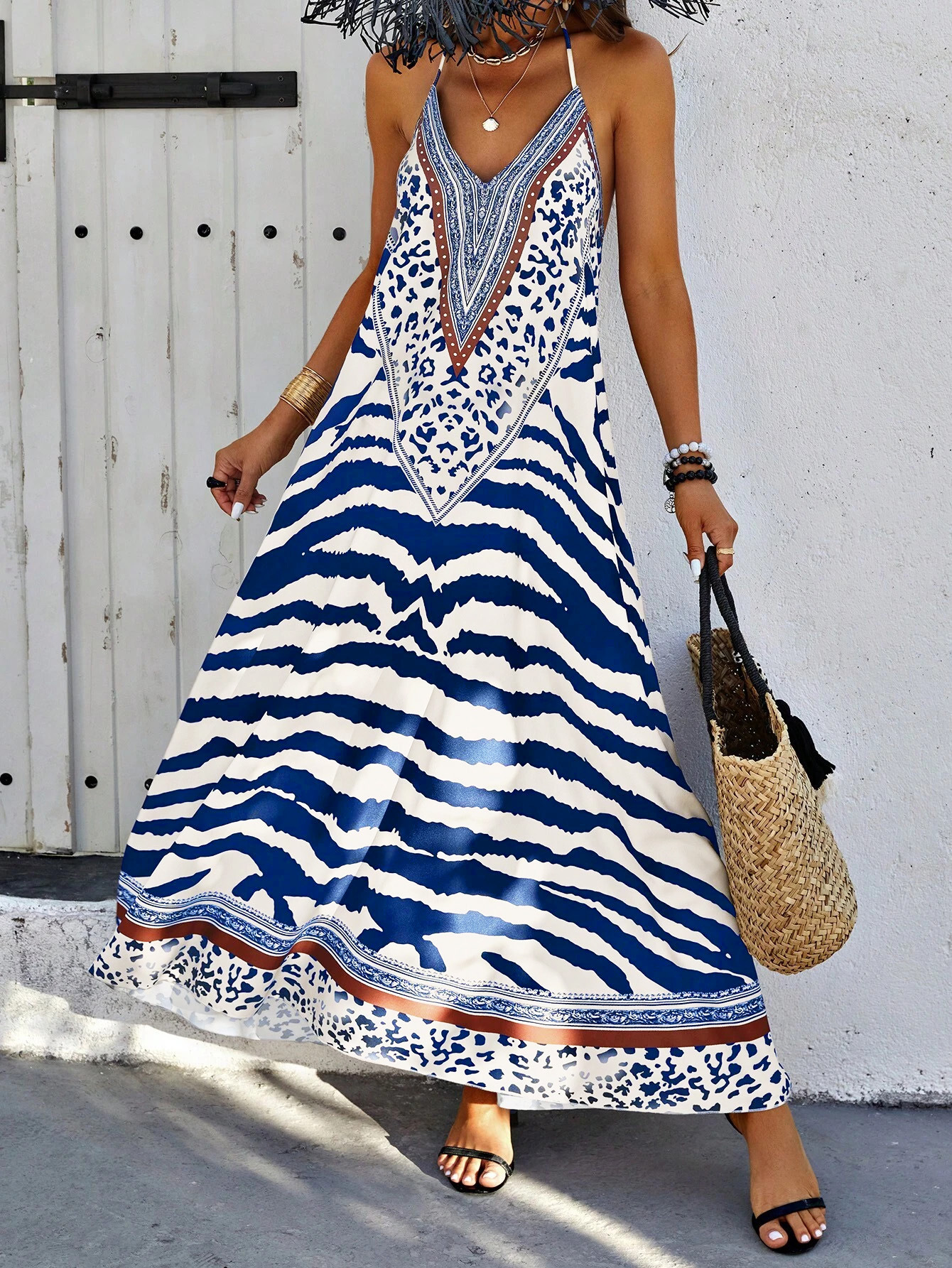 Casava Animal Print Dress