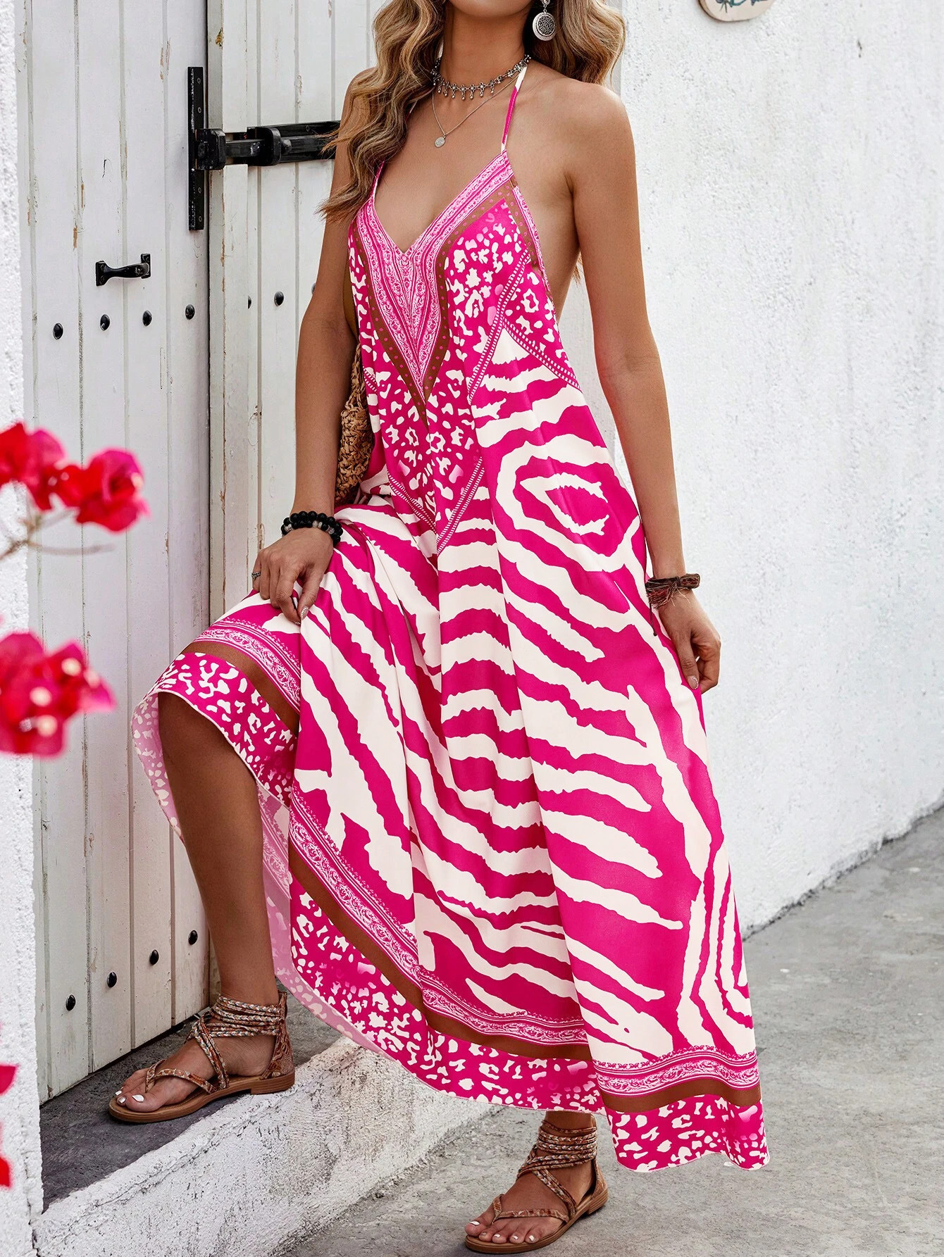 Casava Animal Print Dress