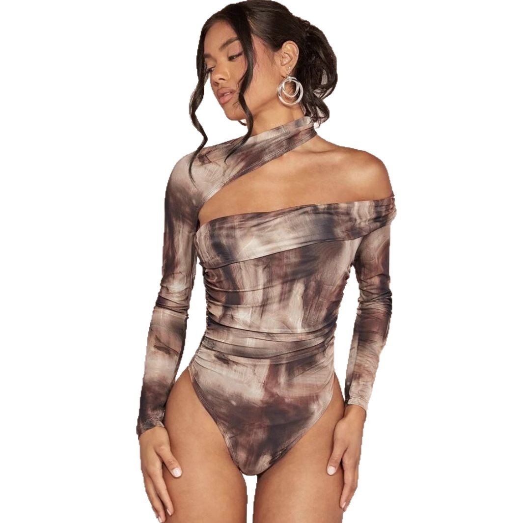 Casava Retro Print One-Piece Top