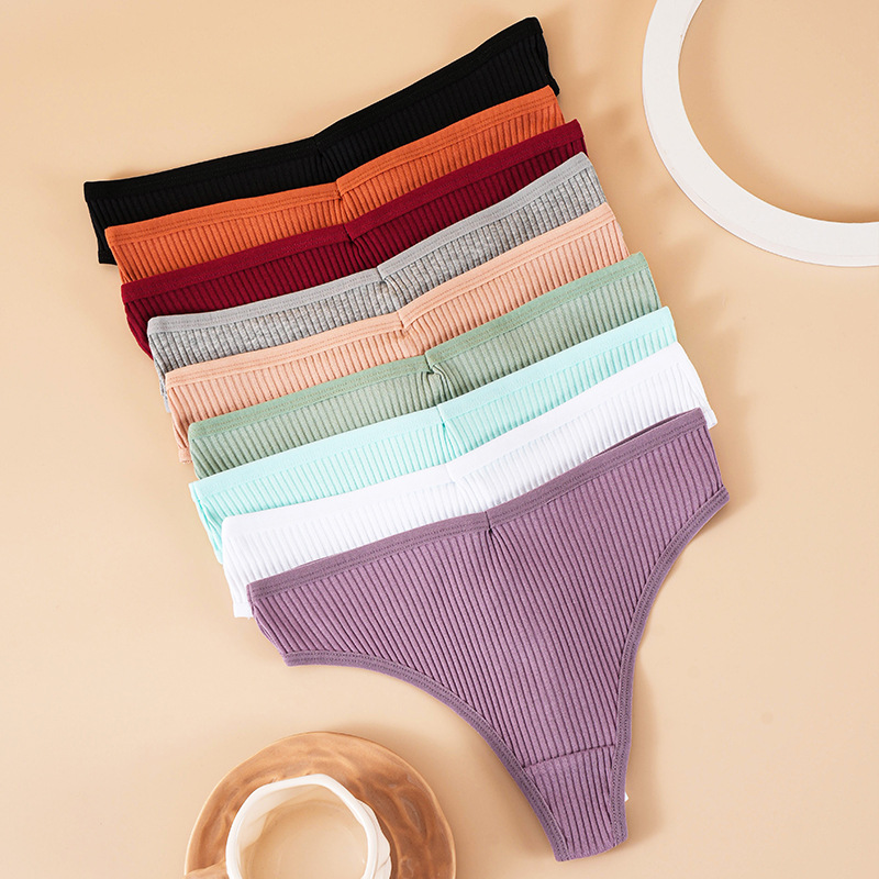 Casava Seamless Cotton Thong Panties