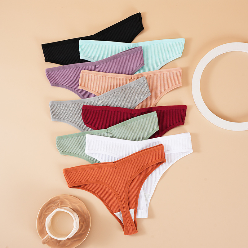 Casava Seamless Cotton Thong Panties