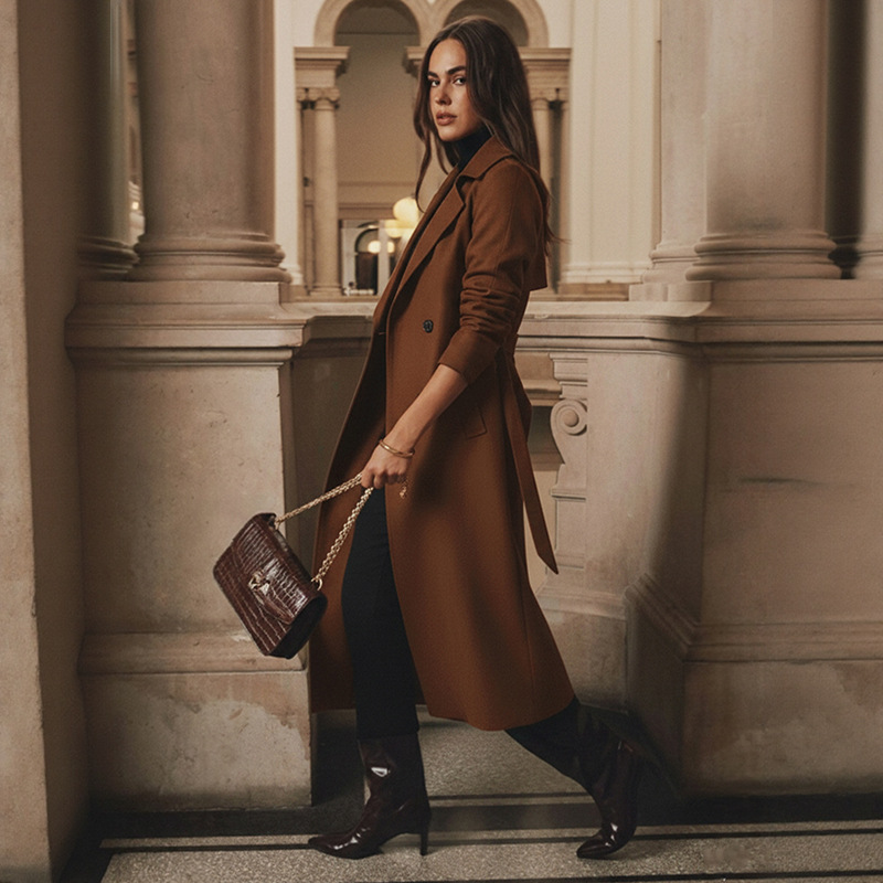 Long Wool Coat For Women