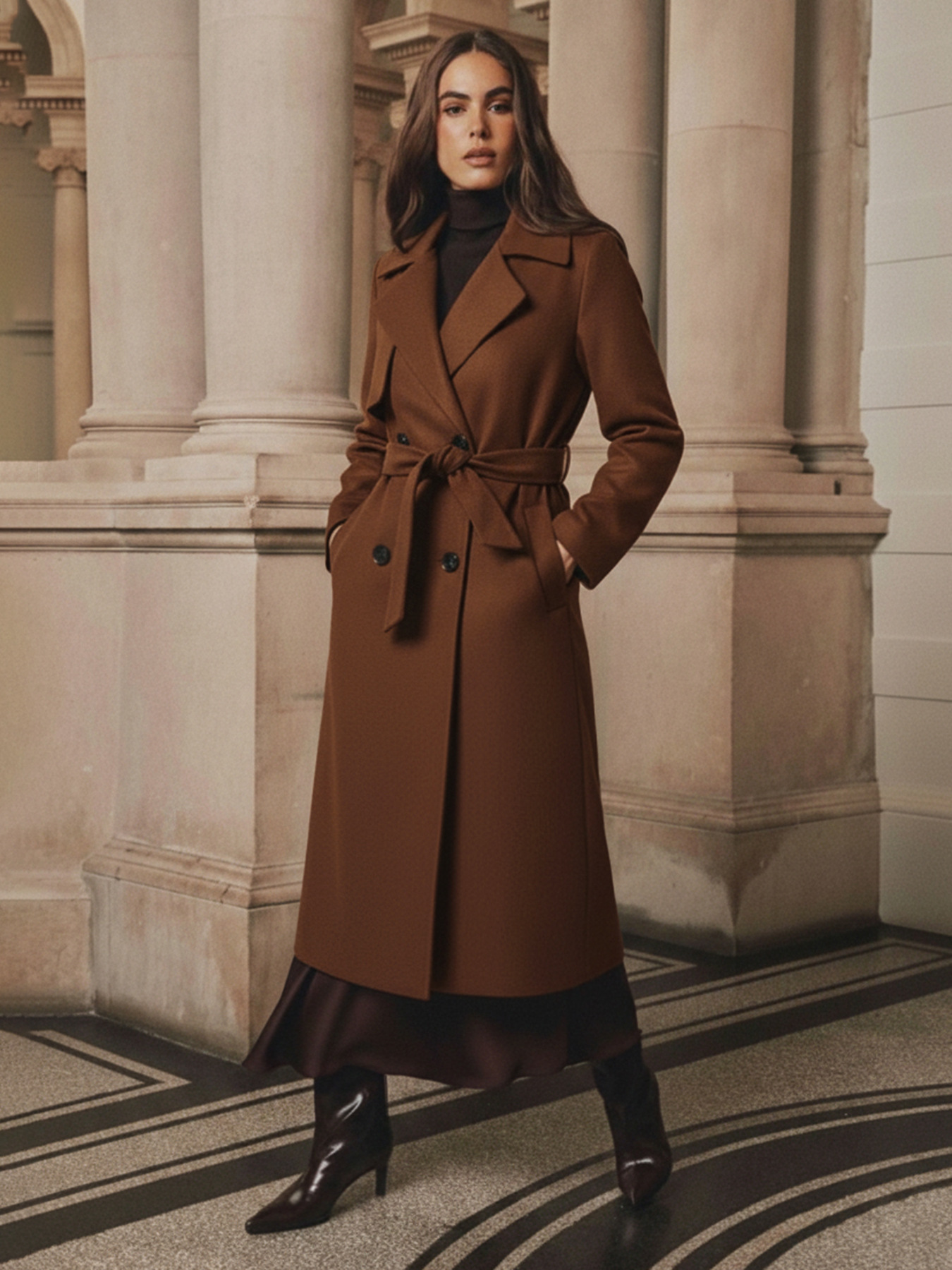 Long Wool Coat For Women