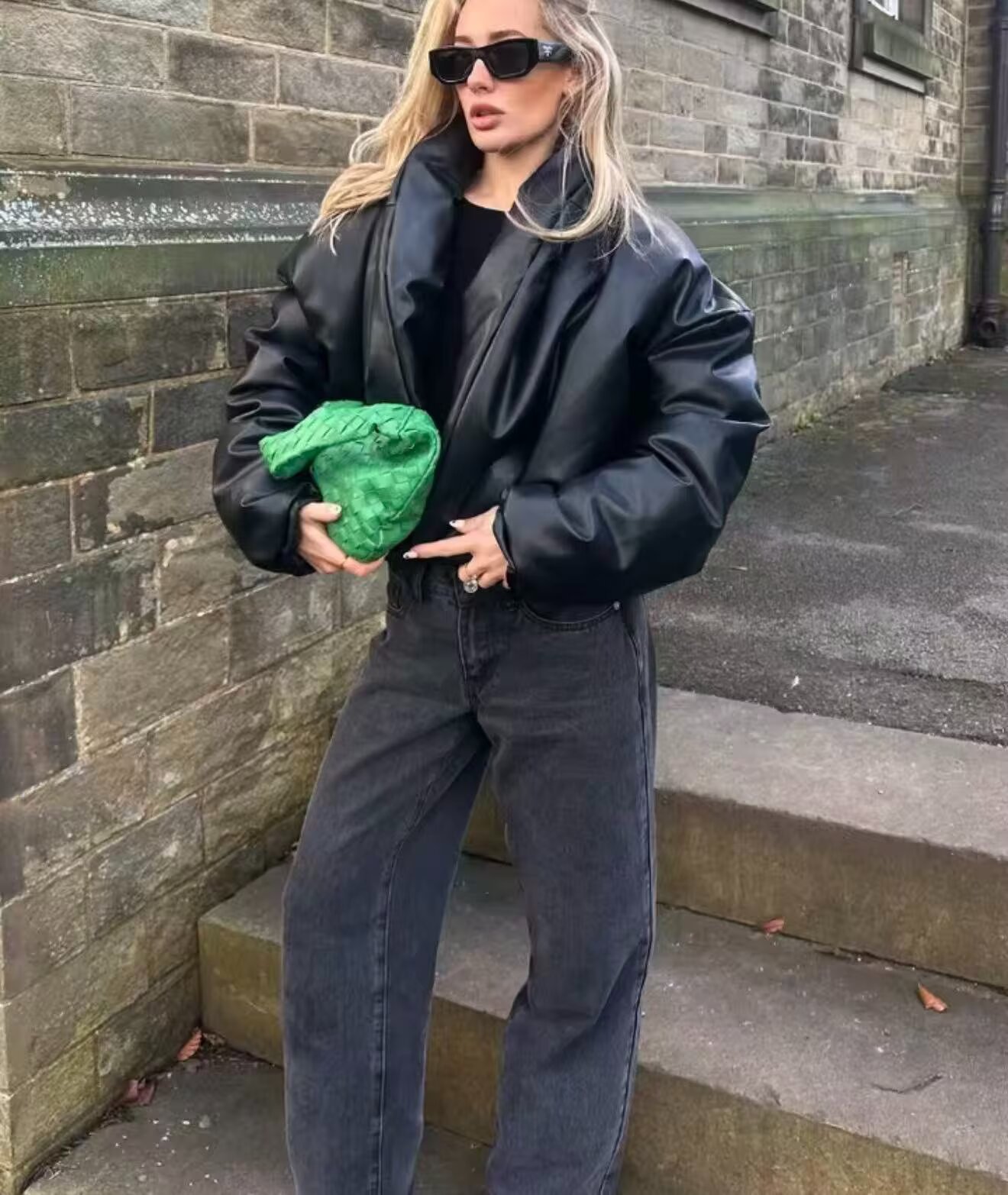 Zipper Leather Jacket
