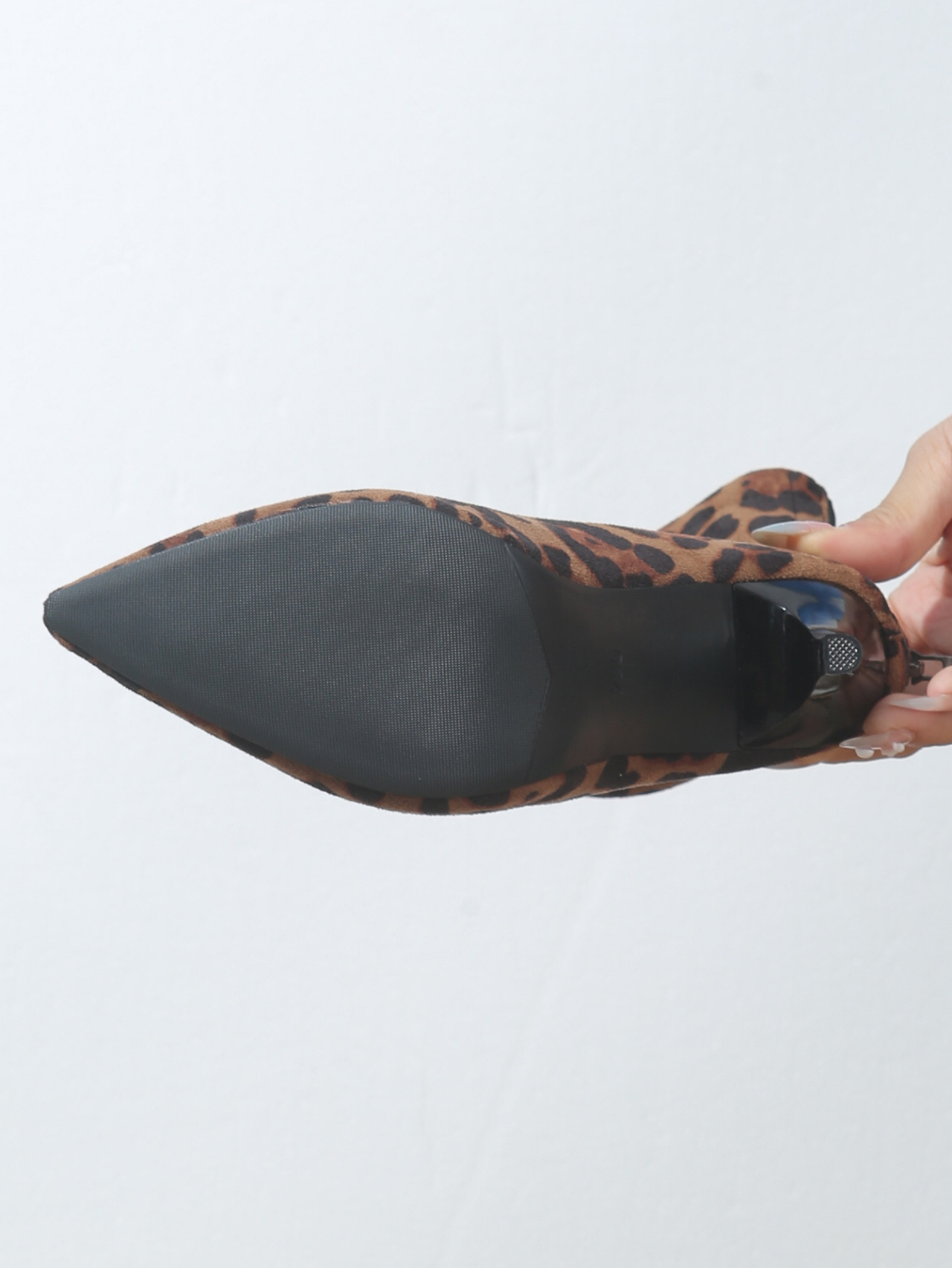 Casava ProwlPoint Leopard Kitten Heel Booties
