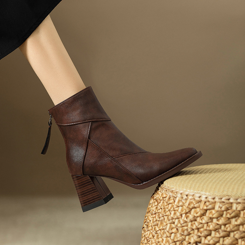 Casava British Edge Martin Booties