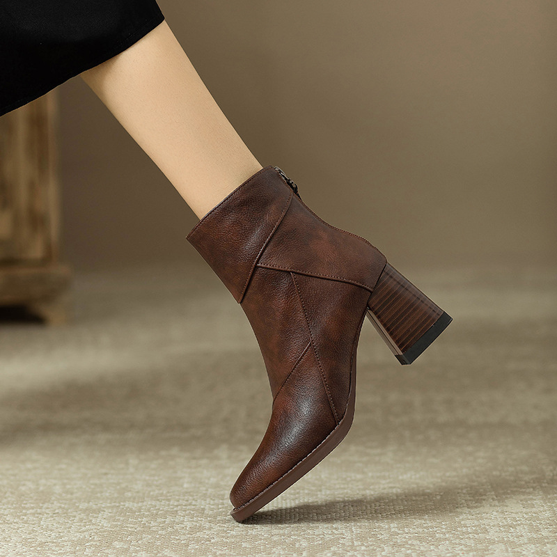 Casava British Edge Martin Booties