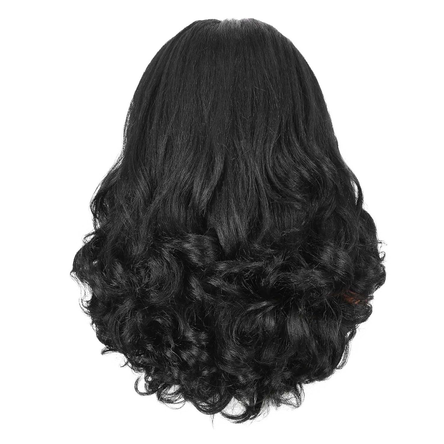 Wig With Curl Straight Full Head Casual Women's Hair Accessory Wig Headband