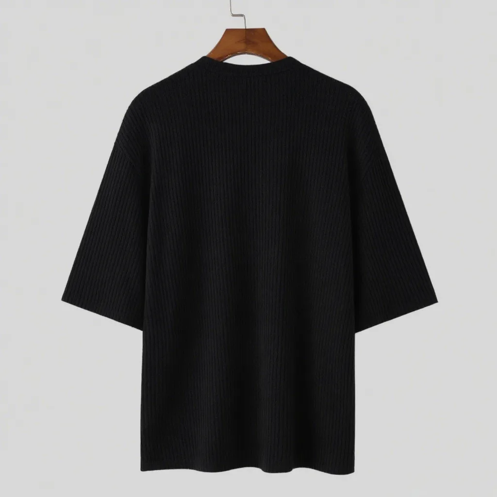 Casava Casual V-Neck Knitted T-Shirt