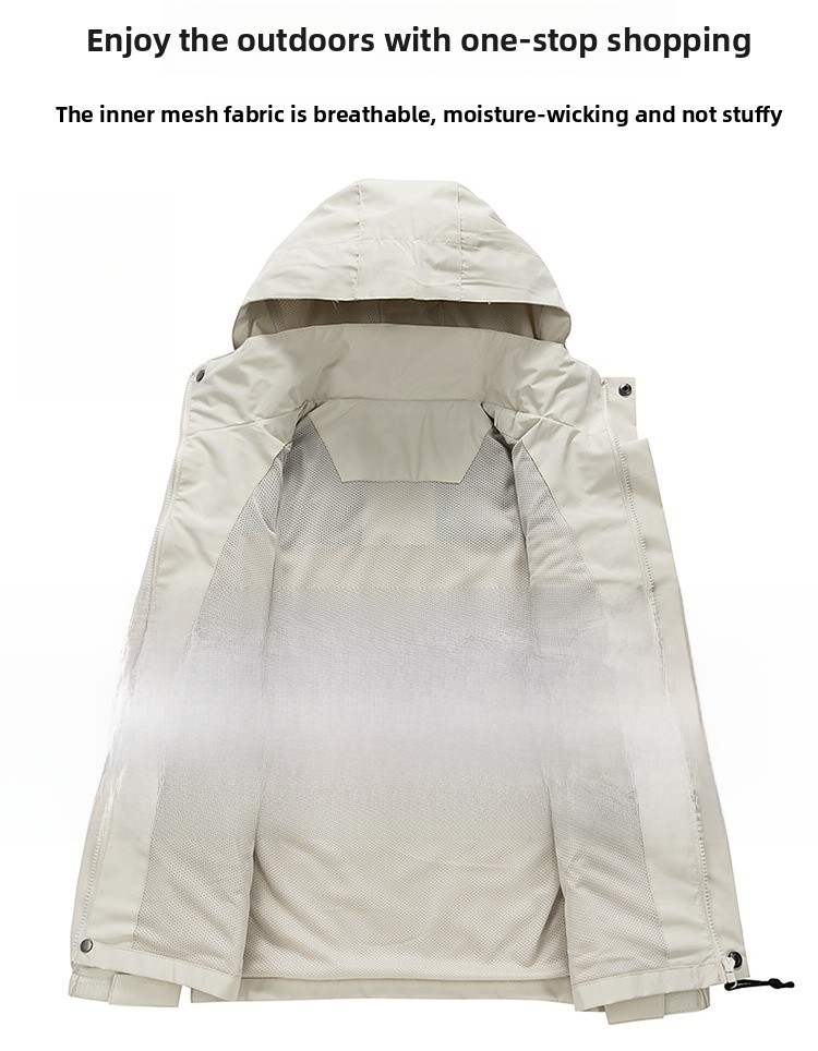 Men's Simple Style Jacket With Zipper