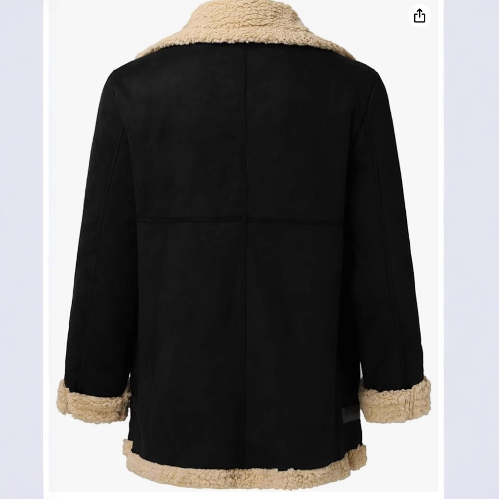 Men's Thickened Faux Leather Jacket