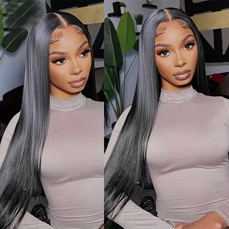 Lace Edge Straight Hair Wig