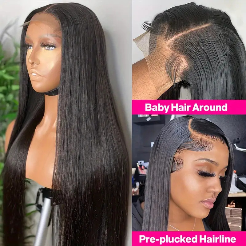 Lace Edge Straight Hair Wig