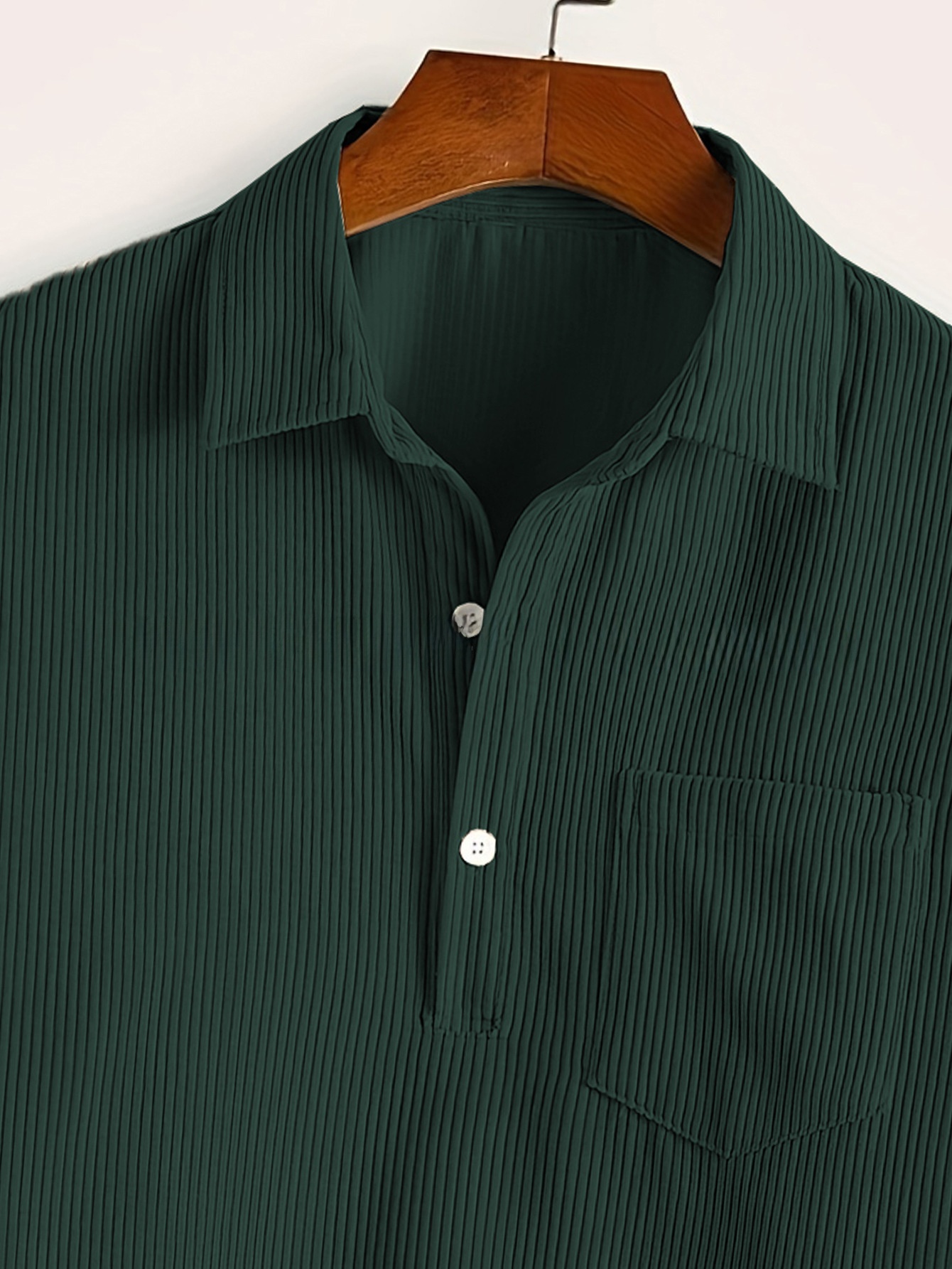 Long Sleeve Corduroy  T-Shirt