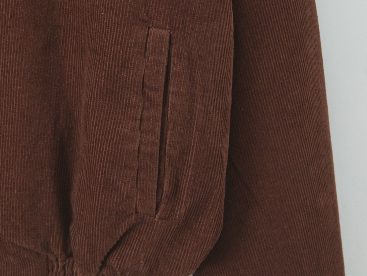 Maillard Style Solid Color Zipper Jacket