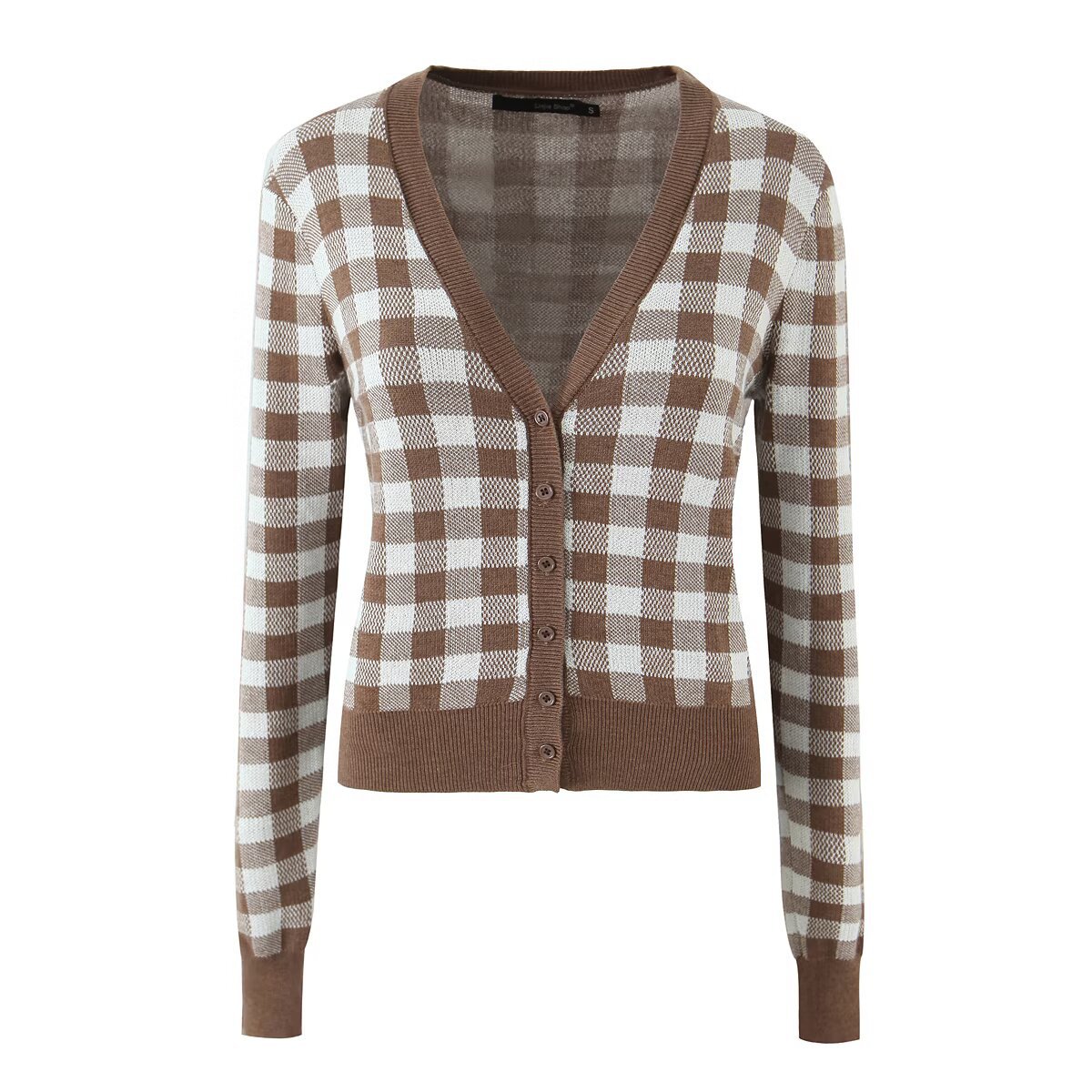 Plaid Pant Co-ord Set With Long Sleeve Top And Shorts