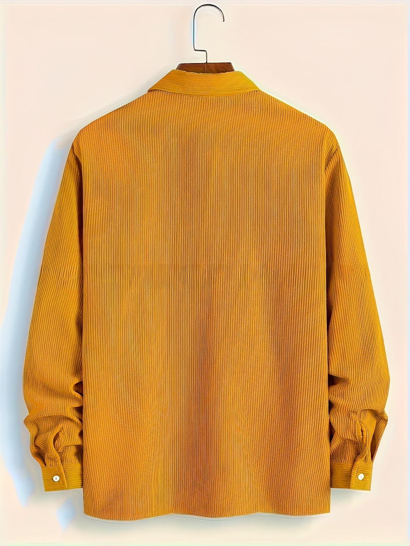 Long Sleeve Corduroy  T-Shirt