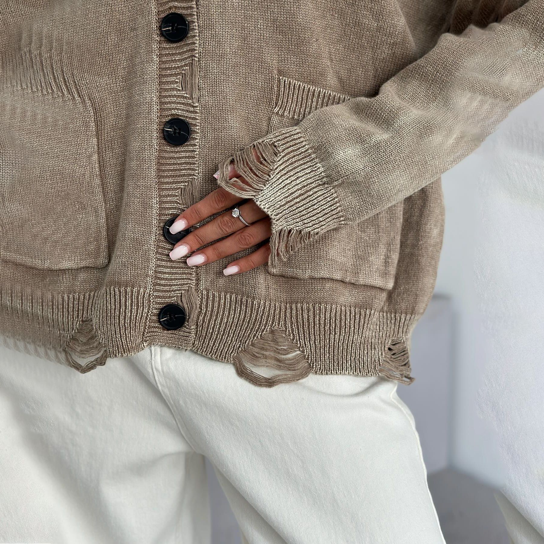 Knit Sweater Cardigan