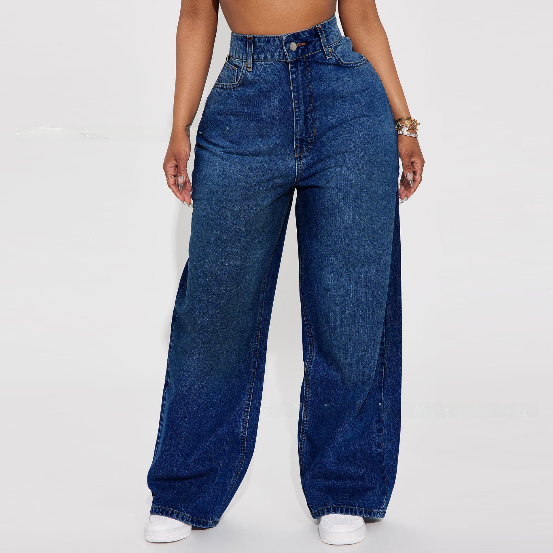 Jeans For Women In Denim Cotton Fabric