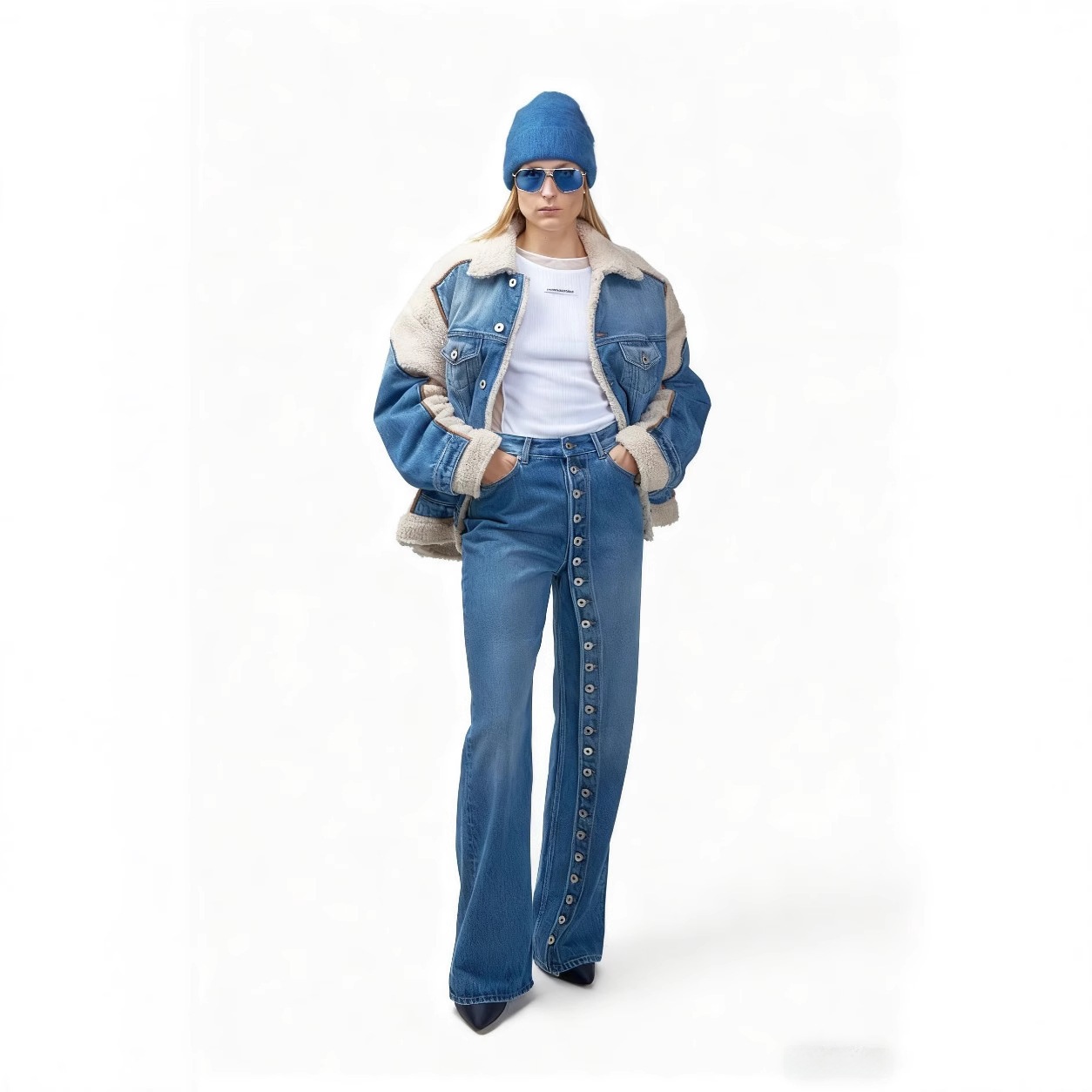 Vintage Style Full Length Jeans