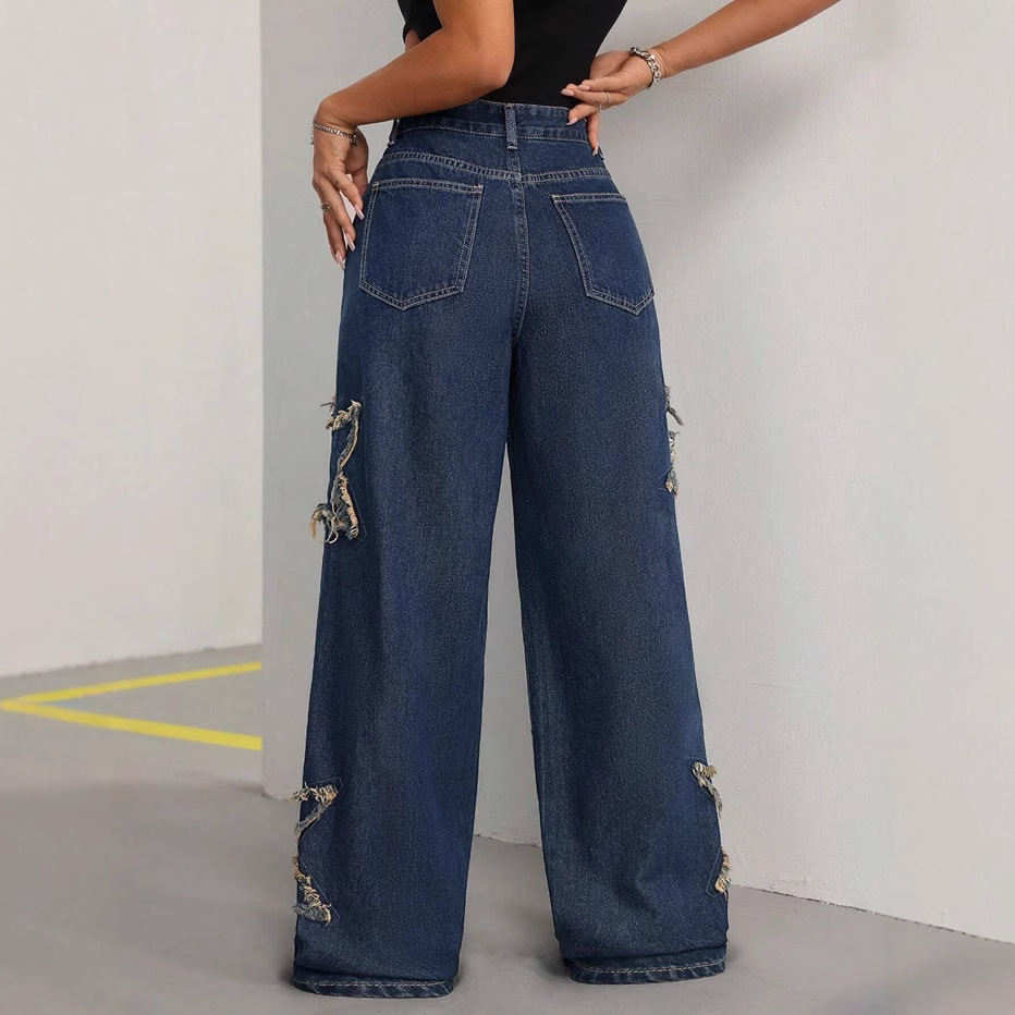 High Waist Waist Line Jeans