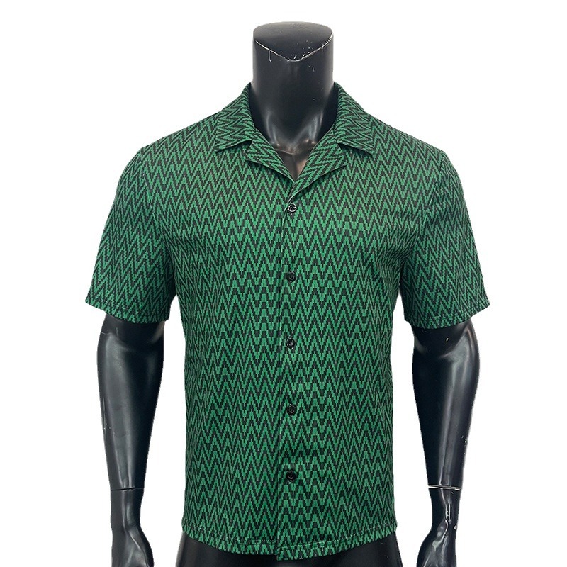 Casual Short Sleeve Polyester Blouse With Printing
